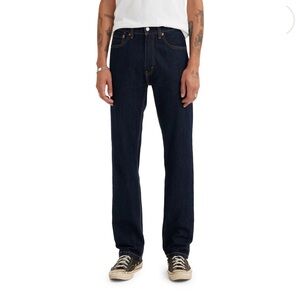 Levi’s Men 505 Regular Jeans Size 34X30 Dark Wash NWT